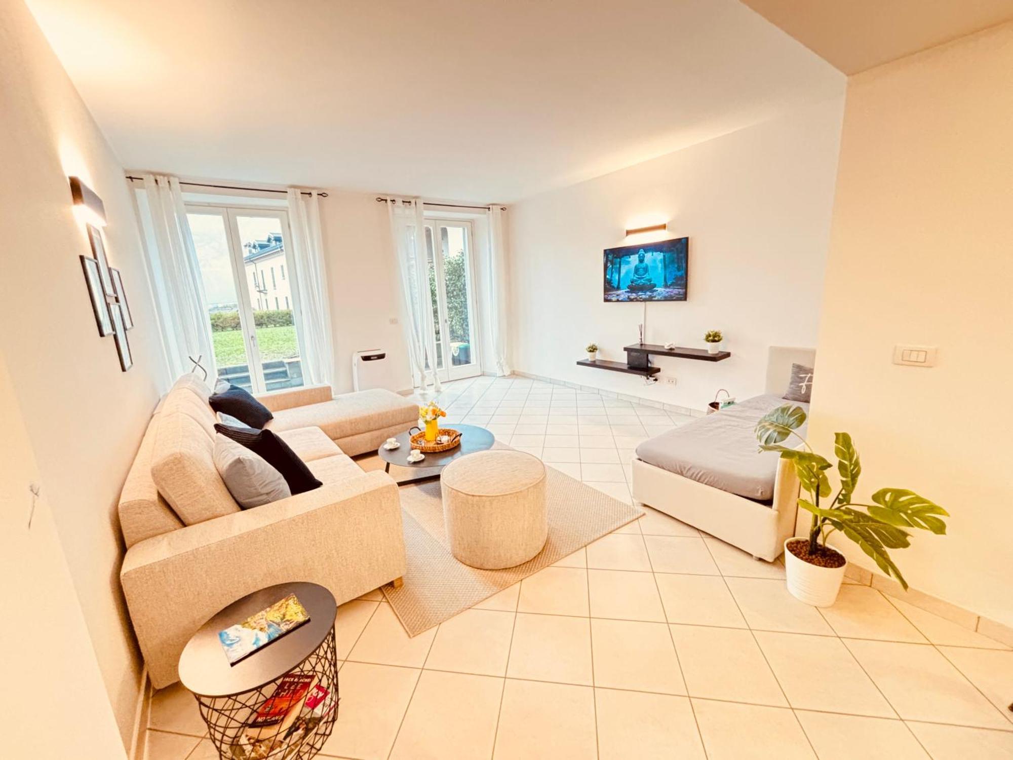 Lago Villa Zen - Apartment With Jacuzzi, Panoramic Views Ленно Екстер'єр фото